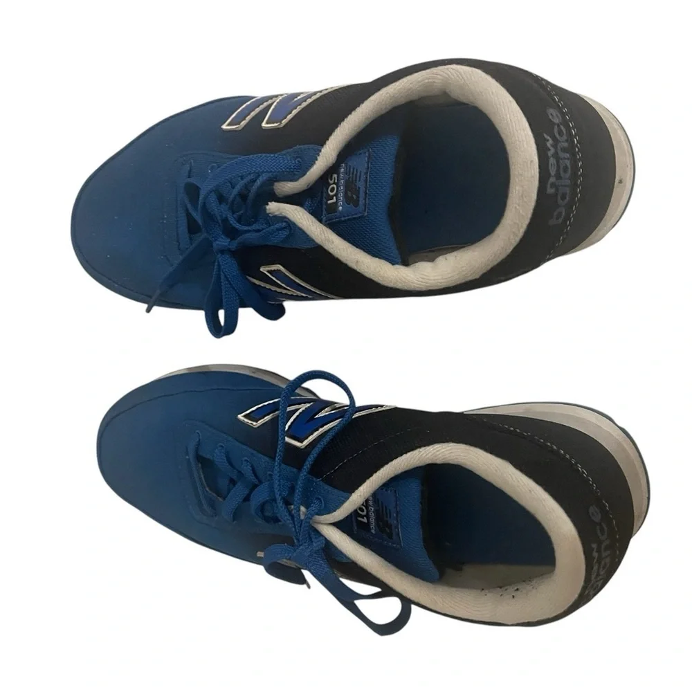 New Balance 501 Textile Blue Black Mens Size 11.5